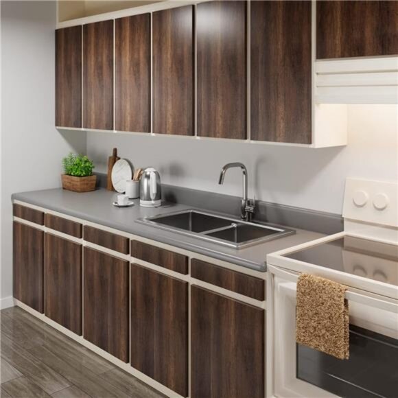 Contact Paper Wood Grain Peel & Stick Vintage Wallpaper Self Adhesive Removable - Picture 3 of 7